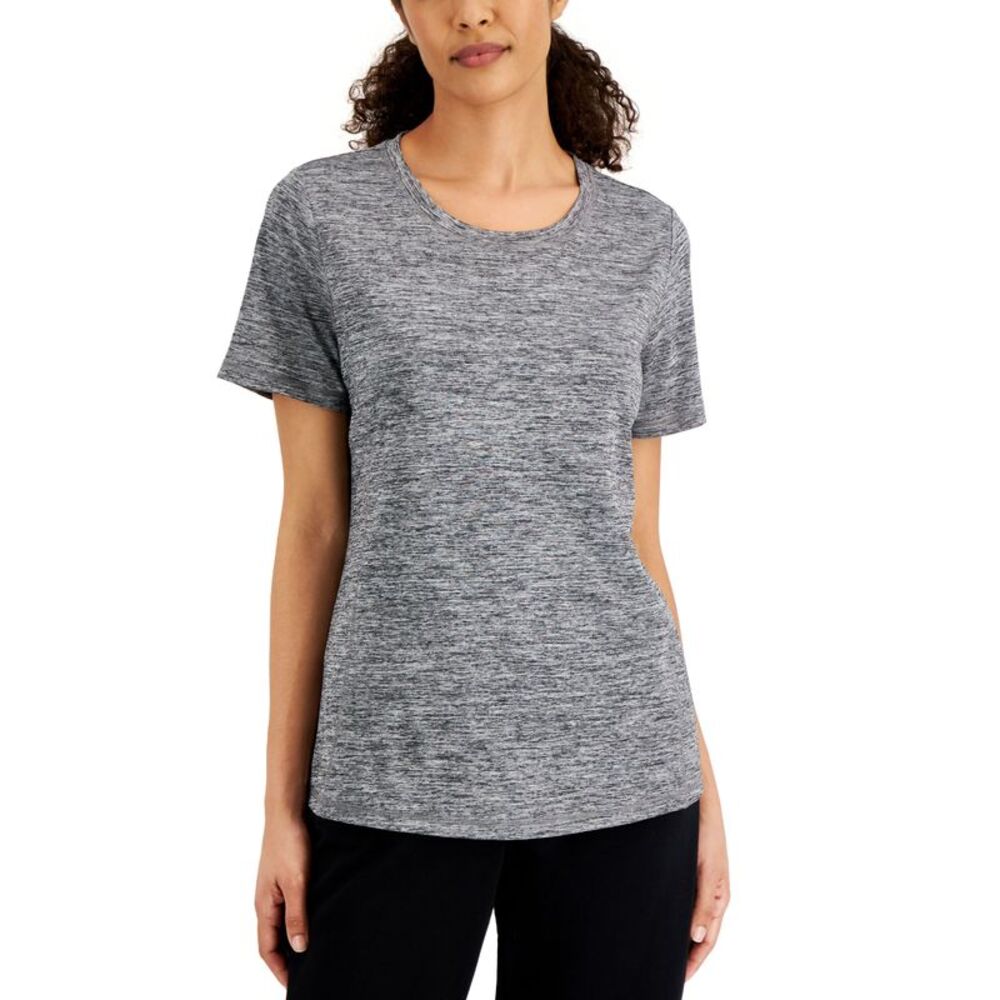 Karen Scott Womens Space Dyed Top